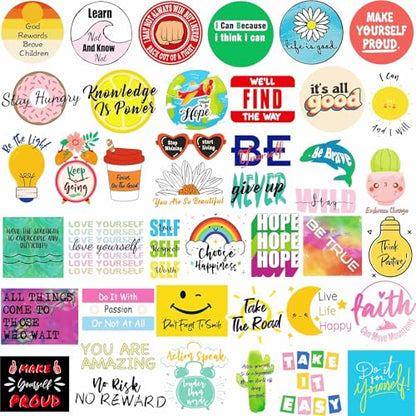 300Pcs Inspirational Scrapbook Motivational Stickers for Vision Board - style: inspirational style 300pcs