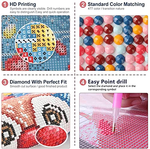 Bysincy 5D DIY Diamond Painting Kits for Adults Sunflower 12x16inch,Round Full Drill Resin Beads Diamond Art Dots Craft Set,Be Still and Know that I Am God - color: Sunflower