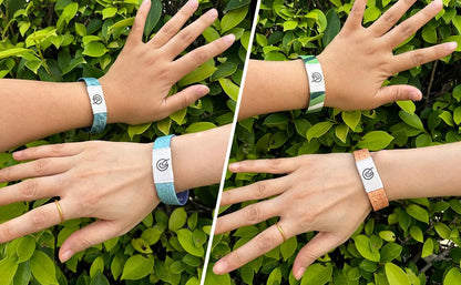 NFC Bible Verse Bracelets, Green - color: BE STRONG AND COURAGEOUS