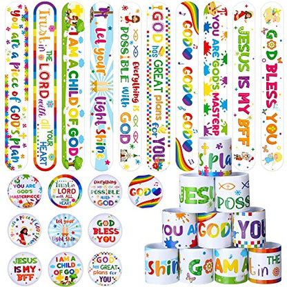 Frienda 60 Pcs Christian Gifts Bulk Pack - style: Religious