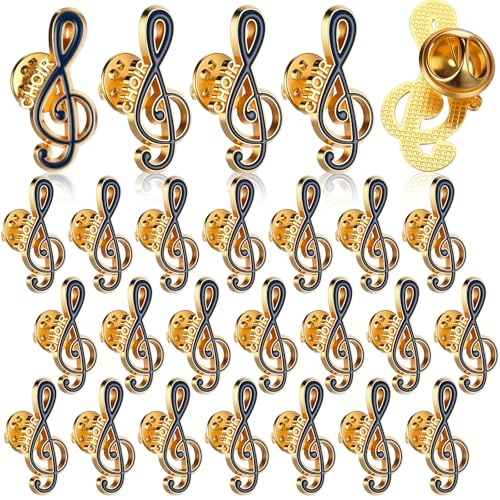 Knitgrip Award Lapel Pins Bulk Academic Recognition Enamel Pins Honors Gift for Student Office Government Club Members - style: Chorus