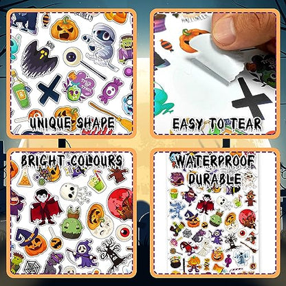 LINAYE Halloween Stickers for Kids 24 Sheets 1260PCS Stickers Bulk - style: Halloween 24 Sheets