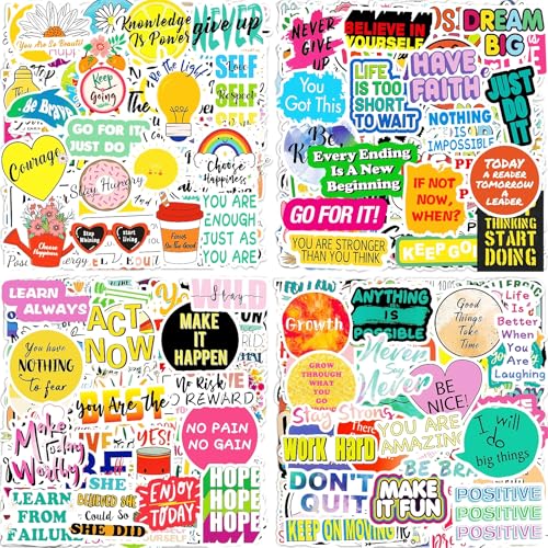 300Pcs Inspirational Scrapbook Motivational Stickers for Vision Board - style: inspirational style 300pcs