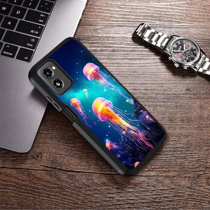 Designed for Moto G Power 5G 2024 Case, Military Grade Heavy Duty 3-Layer Shockproof Full-Body Protective Cover for Motorola Moto G Power 5G 2024, Jellyfish - color: Jellyfish
