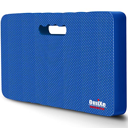 Comfy Extra Large Thick Waterproof Gardening Kneeling Pad Foam Kneeler Mat Garden Knee Pad Cushion for Gardening Planting Yard Work Prayer Yoga Mechanic Workout Baby Bath - color: Blue, size: 2 Pack