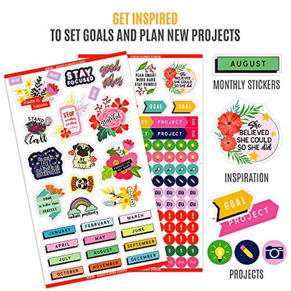 Mirida Planner Stickers, 1867 Daily Icons for Journal & Calendar