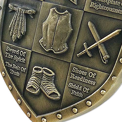 AtSKnSK Put On The Whole Armor of God Challenge Coin Eph 6:13-17 3D Commemorative Collection Item