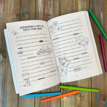 My Epic, Doodletastic Bible Storybook: 60 Bible Stories to Read, Color, and Draw