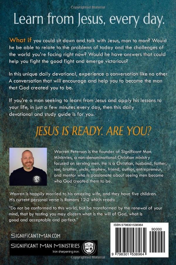 Jesus Man to Man: A Devotional For Men
