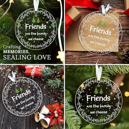 HEXMOZ Best Friend Ornaments for Women - Friends Christmas Ornaments - color: Friends 2
