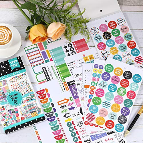 Planner Stickers - planner with stickers with 28 Sheets