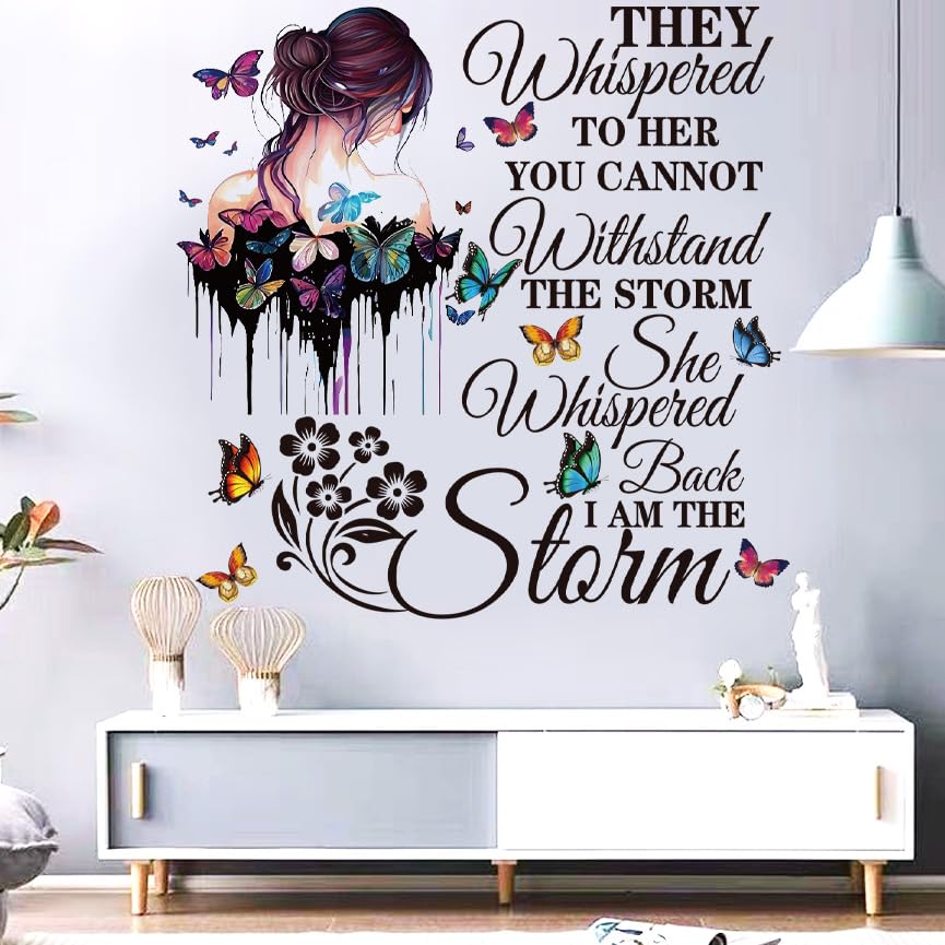 Vinyl Wall Decals Inspirational Quotes Wall Decals Peel and Stick Vinyl Motivational Wall Stickers Positive Lettering Wall Sticker for Living Room Bedroom - color: Inspirational 2