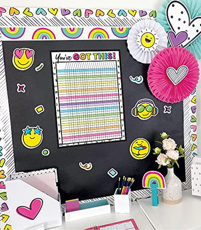 Carson Dellosa Kind Vibes Incentive Chart, 17" x 22" Motivational Poster - size: 17" x 22"