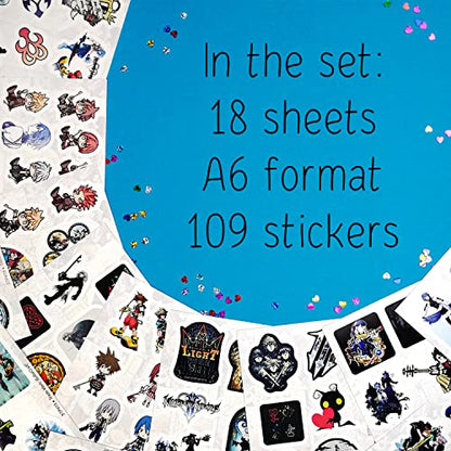 100Pcs Video Game Stickers for Laptop, Gamer Stickers, Fan Gifts for Gamers, Gifts for Women & Men - color: Computer Game 1