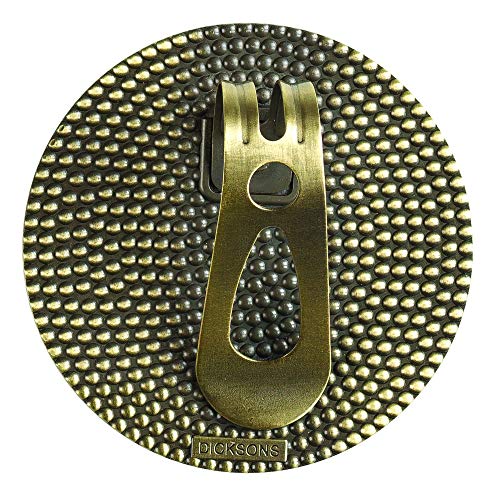 Dicksons Man of God Prayer Bronze Tone 2 inch Zinc Alloy Metal Automotive Visor Clip