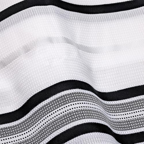 A supervised kosher Tallit Gadol Prayer Shawl from Israel,Wedding Model Diamond,Non-Slip.Wash and Iron easily. - color: With Black Stripes, size: Size 60 - 75 x 55 Inch