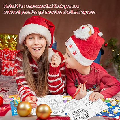 Dvbonike 24Pcs Nativity Coloring Books Christmas Christian Color-in Pages - color: H-Nativity Style ②