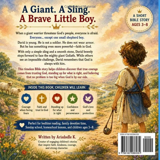 David and Goliath: God Helps the Brave: A Story of Courage and Faith for Kids Ages 3–8 (Totle Bible Stories for Kids)