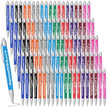 Gueevin 200 Pcs Inspirational Pens Employee Gift, Bible Verse - style: Bible Verse