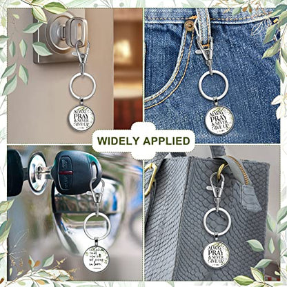 Fumete Christian Keychain Bulk for Wowen Men - style: Leaf Style
