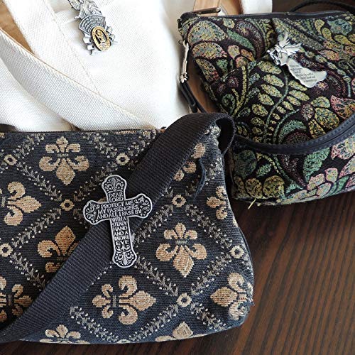 Cathedral Art (Abbey & CA Gift) Traveler's Prayer Cross Sun Visor Clip for Anniversary