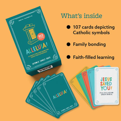 Alleluia! Catholic Card Game for Kids, Family Card Games