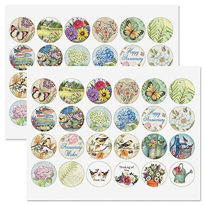Current All Occasion Greeting Cards with Matching Envelope Seals - color: Susan Winget Value Pack 40 Count
