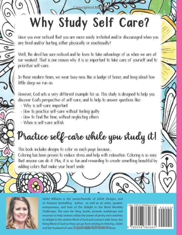 I am Enough Self Care Bible Study & Coloring Prayer Journal: A 5 Week Guided Bible Study for Women, Scripture Writing Notebook Prayer Journal with ... Bible Verse Art Journaling and Lettering)