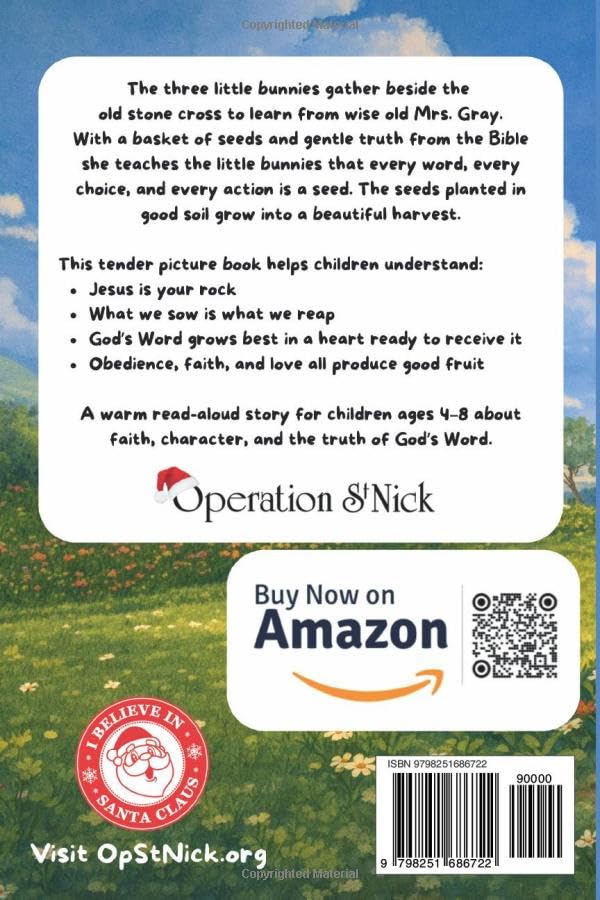 The Three Little Bunnies & Mrs. Gray: A Christian Read-Aloud Story About Good Soil and God’s Harvest (Books on The Rock)