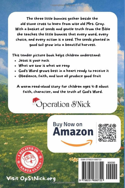 The Three Little Bunnies & Mrs. Gray: A Christian Read-Aloud Story About Good Soil and God’s Harvest (Books on The Rock)