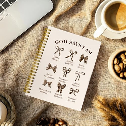 THDSE Leopard Notebook Journal, Christian Bible Notebook for Women - color: leopard