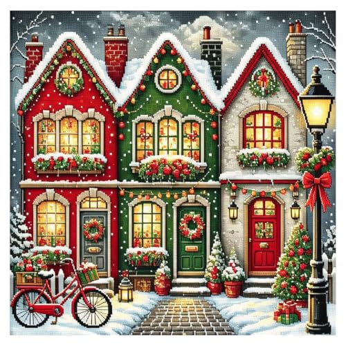 Christmas Diamond Art Kits for Adults, Diamond Painting Kits for Beginner - color: DP05626