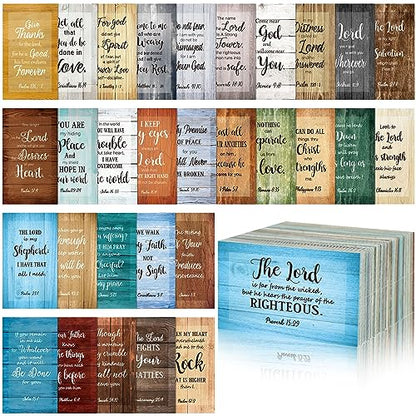 Estune 240 Pcs Bible Verse Cards bulk with Full Scripture, Classic Style - style: Traditional