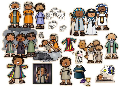 Joseph Felt Figures for Bible Flannel Board Stories Old Testament