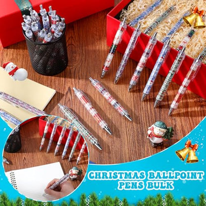 Sayglossy 36 Pcs Christmas Ballpoint Pens Bulk, Holiday Ugly Sweater Novelty Retractable Pens for Classroom Rewards, Office Supplies, Xmas Party Favor, Stocking Stuffer, Teacher Coworker Gift - style: Ugly Sweater