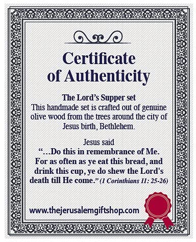 10 Mini Communion Cups Set in a Gift Bag (Approx 1.5 Inch). Hand Carved Kiddush Cup from Olive wood - for Church, Ministry & Worship events with Certificate of Origin. - color: 10 Cup Set [Mini]