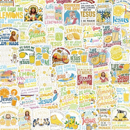 100Pcs Funny Jesus Christian Stickers Religious Scripture Decals - color: 100pcs Jesus 236