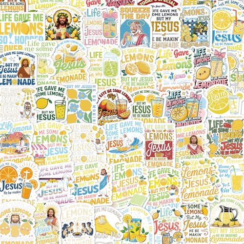 100Pcs Funny Jesus Christian Stickers Religious Scripture Decals - color: 100pcs Jesus 236