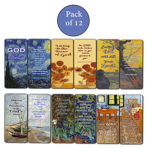 NewEights Wonderful Magnificent God Bible Verses Bookmarks (12 Pack) - color: Wonderful Magnificent God Bible Verses (12-pack)
