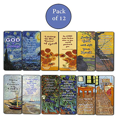 NewEights Wonderful Magnificent God Bible Verses Bookmarks (12 Pack) - color: Wonderful Magnificent God Bible Verses (12-pack)