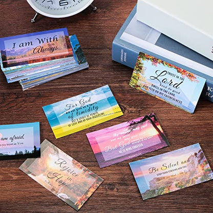 300 Pcs 50 Styles Prayer Cards Bulk Bible Verse Card Inspirational Scripture Cards with Bible Verses Motivational Encouraging Christian Card for Women Men Mini Business Religious Christian Gifts - size: 50 Styles 300Pcs