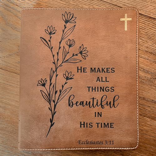 STARKENBURG COMPANY Custom NIV Journaling Bible, Custom Engraved Bible, New International Version, Christian Gifts, Baptism Gifts