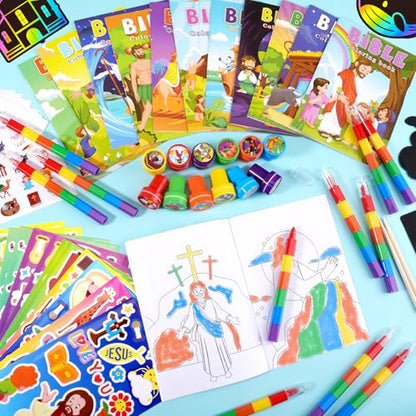 BenLouis Christian Party Favors Prizes Bulk for Kids（12set Christian） - style: Christian