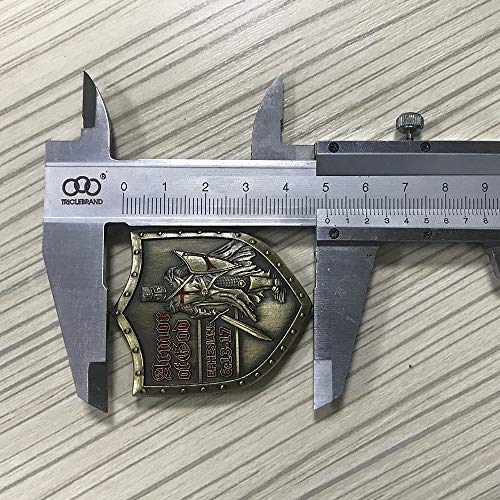 AtSKnSK Put On The Whole Armor of God Challenge Coin Eph 6:13-17 3D Commemorative Collection Item