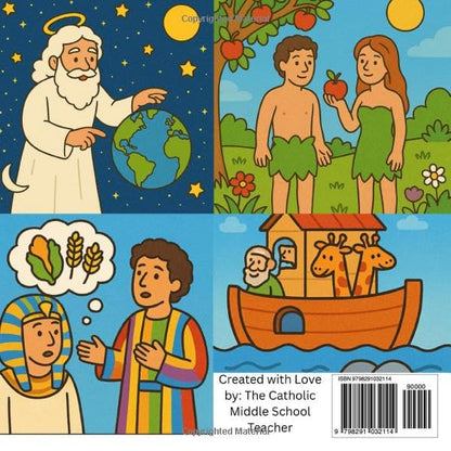 The Book of Genesis: A Kids Bible Coloring Book with Christian Stories from Creation to Joseph