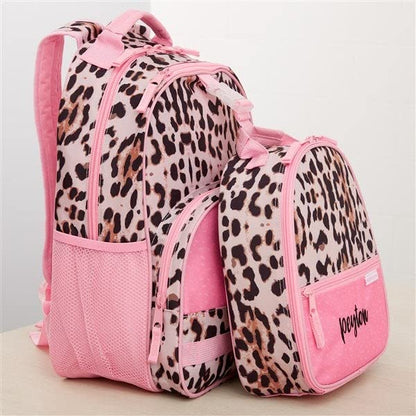 Personalization Universe and Stephen Joseph Personalized Leopard Backpack for Girls - Custom Kids Backpack with Name - Preschool & Toddler Size, 12" x 16 - style: Leopard Print
