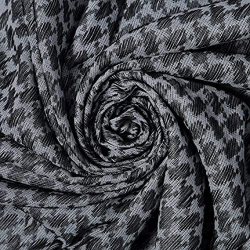 Aonal Military Shemagh Tactical Desert Scarf, Keffiyeh Scarf for Men - color: Grey