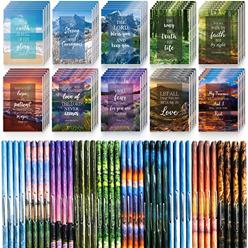 CHENGU 50 Pack Christian Notebooks Prayer Journals Bulk, Classic Style - style: Classic Style