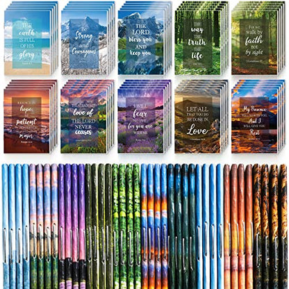 CHENGU 50 Pack Christian Notebooks Prayer Journals Bulk, Classic Style - style: Classic Style
