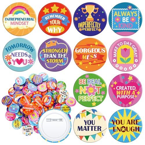 Yinkin 240 Pcs Button Pins, Classroom Rewards - style: Various Styles